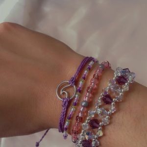 Handmade beaded bracelets